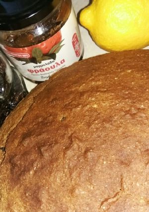 Φωτογραφία της συνταγής Κέικ με μαρμελάδα φράουλα νηστίσιμο