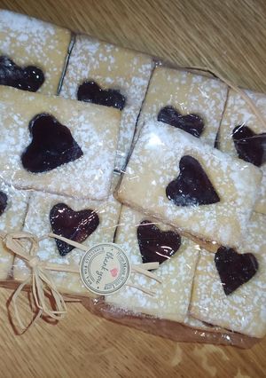 Mézes linzer recept fotója