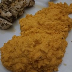 A picture of Sweet potato mash.