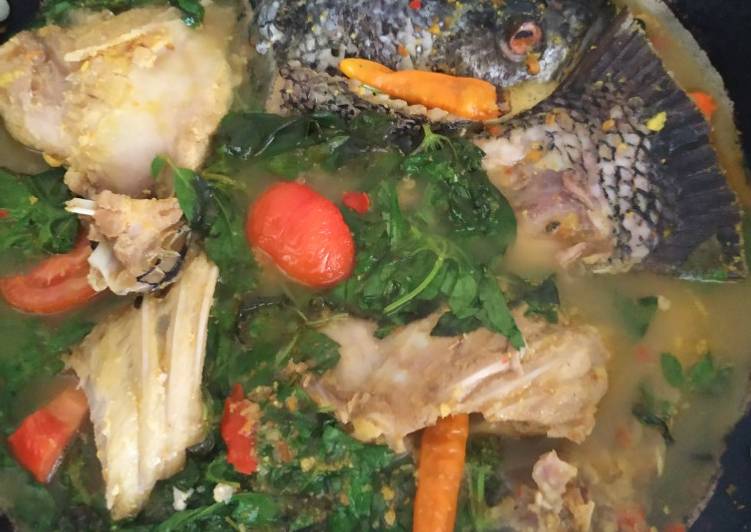 Resep Kepala kakap asam pedas, Enak Banget