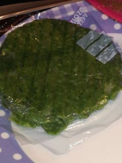 Una foto de Hamburguesas de pollo y espinacas