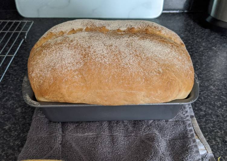 Steps to Make Perfect Homemade white loaf