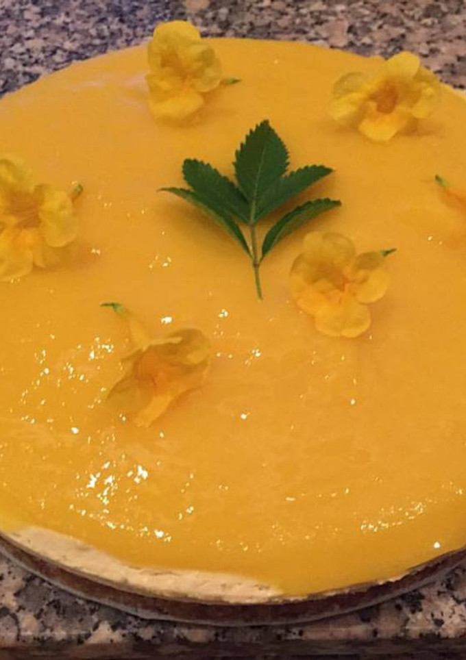 Una foto de Raw Cheesecake de Mango