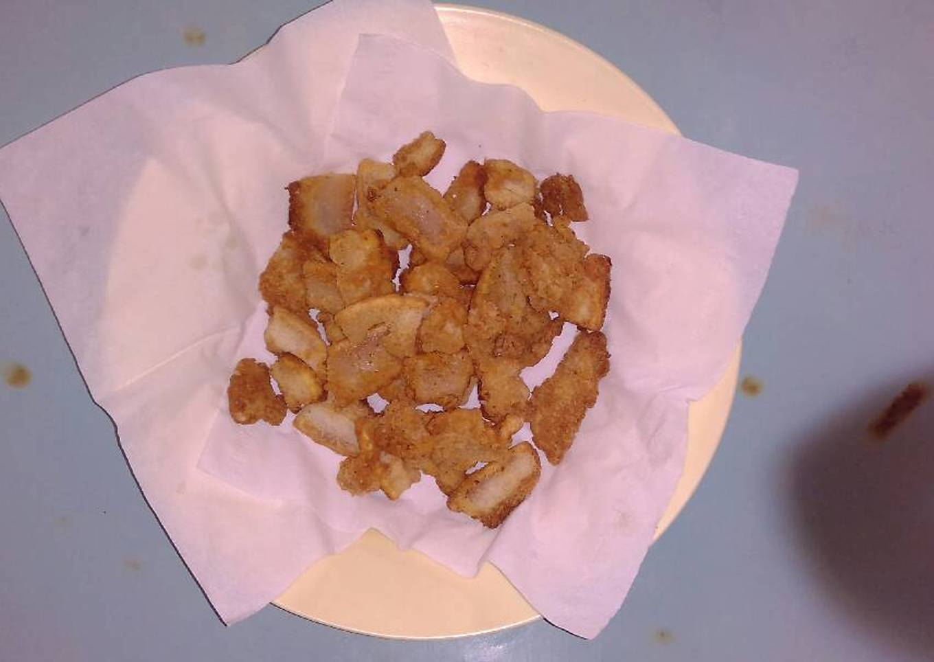Fried Pig (non-halal)
