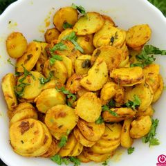 A picture of Arbi masala.