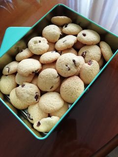 Foto di Biscotti con farina di mais e uvetta