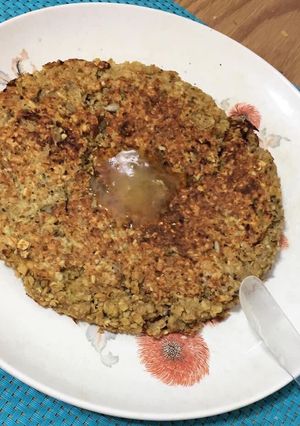Una foto de Tortilla de avena con banana