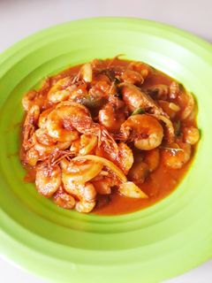 Foto resep Udang Saos Padang