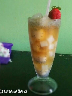 Foto resep Es Soda Leci Tea