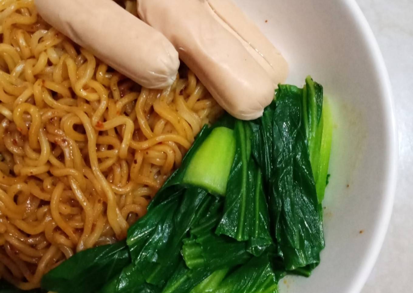 Mie rendang goreng