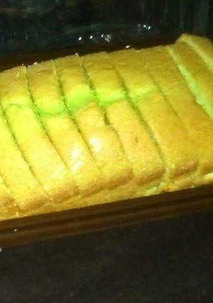 Foto resep Bolu pandan panggang irit telur (3 telur)