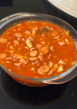 Foto resep Sup Merah dengan Tomat Murni