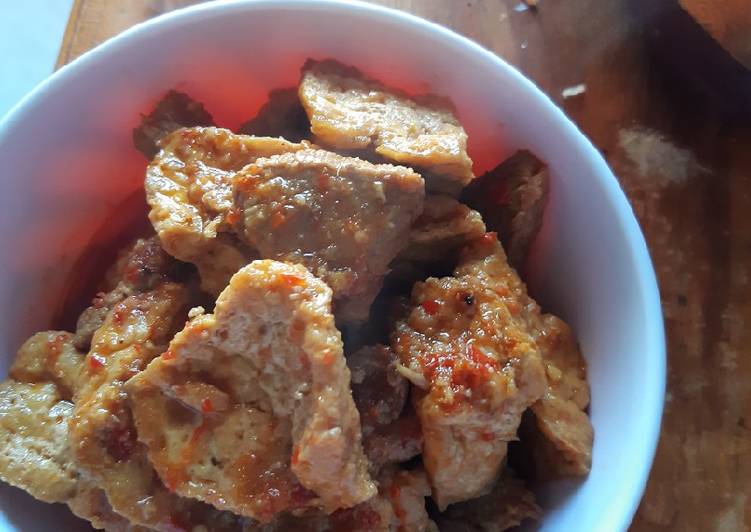 Bagaimana Membuat Babi + Tahu Kecap, Sempurna