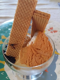 Una foto de Delicioso helado de dulce de Leche