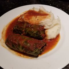 A picture of Stuffed Cabbage Rolls.