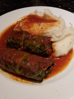 A picture of Stuffed Cabbage Rolls.
