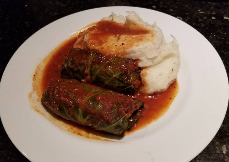 Recipe of Homemade Stuffed Cabbage Rolls