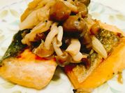 Gambar salmon shoyu butter