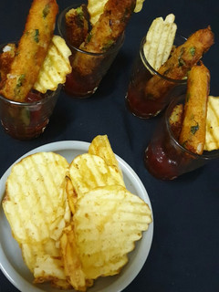 A picture of Paneer Churros.