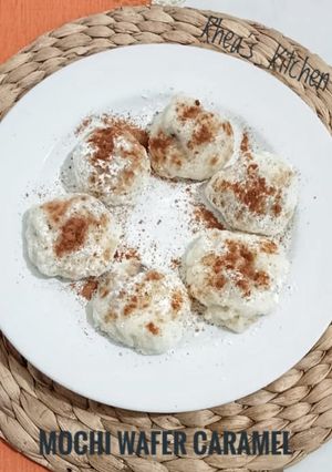 Foto resep Mochi Wafer Caramel