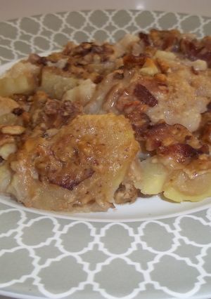 Foto principal de Coliflor con bacon y nueces, gratinada
