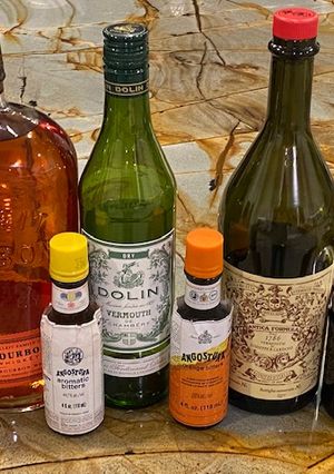 A picture of Perfect Manhattan cocktail - 3 L barrel size.