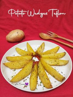 Foto resep 147. Potato Wedges Teflon