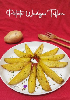 Foto resep 147. Potato Wedges Teflon
