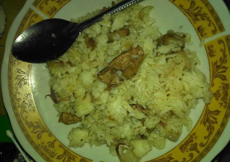 Nasi goreng ati sederhana