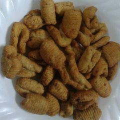 A picture of Namkeen shells (gavvalu).
