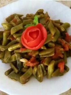 صورة لوصفة فاصولياء بزيت