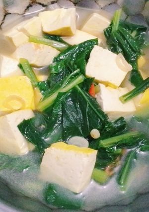 Foto resep Cah Sayur Hijau Tahu