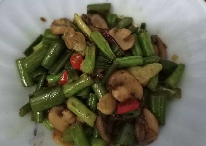 Ternyata ini loh! Resep buat Ca buncis jamur yang lezat