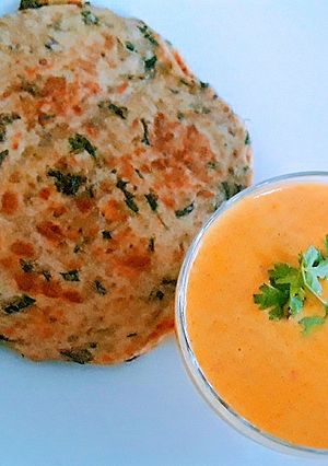 A picture of Malai ki Sabzi or Cream Curry.