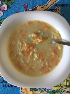 Tejszínes karalábéleves, vajgaluskával 💥 recept fotója