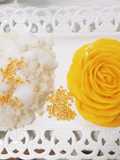 Mango Sticky Rice with Coconut Sauce