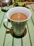 Chocolate caliente con vainilla y maple