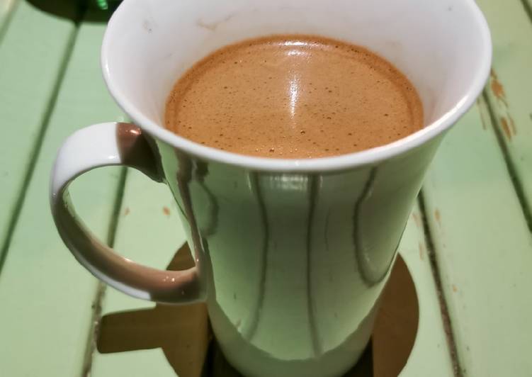 Chocolate caliente con vainilla y maple