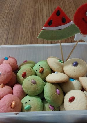 عکسی از دستور کوکی یلدایی 😋🍪 بدون شیر و روغن 😍