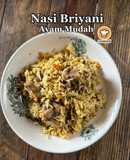 Nasi Briyani Ayam Mudah