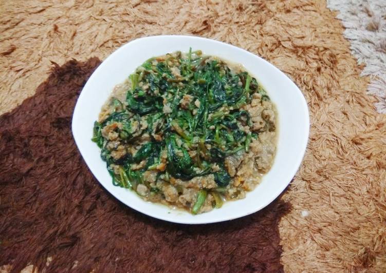 Tumis Kangkung Oncom Cabe Rawit