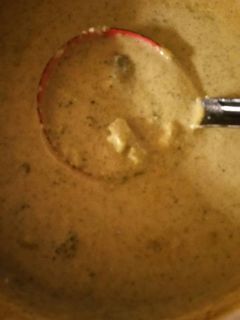 A picture of Broccoli Cheddar Soup.