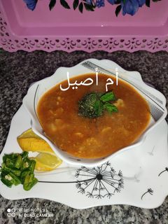صورة لوصفة شوربة فريك بنعناع