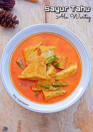 Foto resep Sayur Tahu Ala Warteg