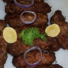 A picture of Beef Seekh Kabab.