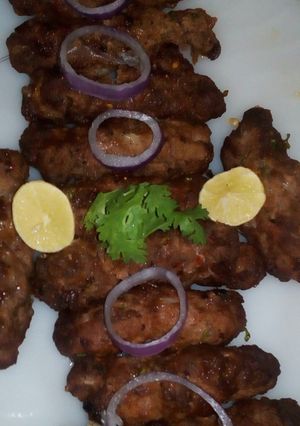 A picture of Beef Seekh Kabab.