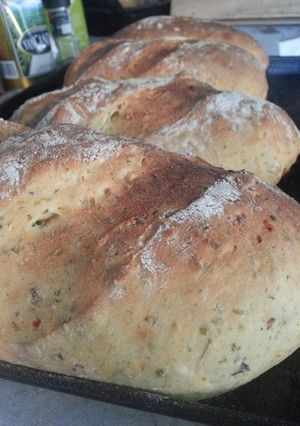 Una foto de Pan de campo saborizado