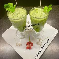 A picture of Iced Matcha Latte:.