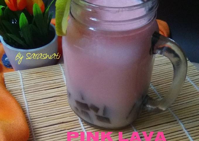 Es Pink Lava Cincau