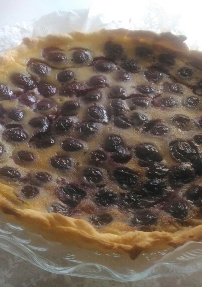 Una foto de Tarta de cerezas